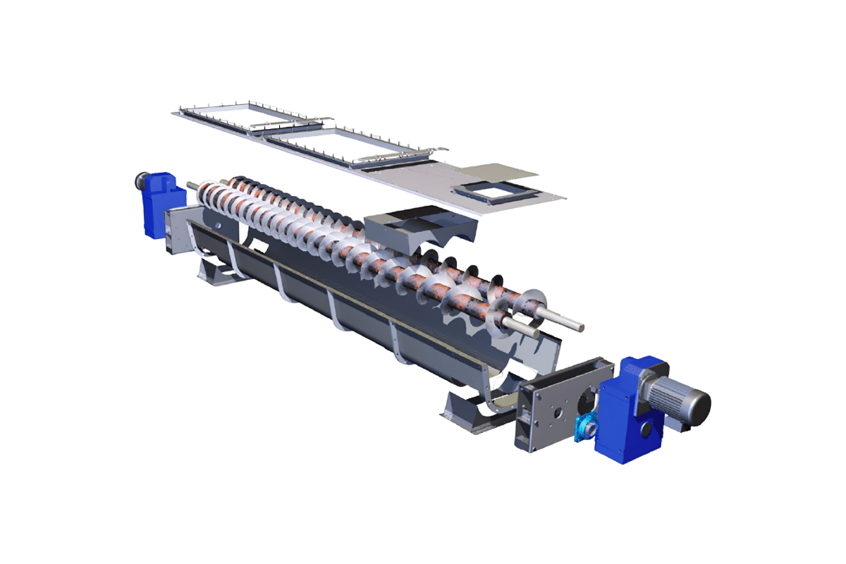 Cover Screw Conveyor Flecovex